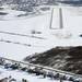 An aerial view showing the Ann Arbor Municipal Airport  and landing strip looking northeast, taken on Wednesday, Feb. 6, 2013.  Melanie Maxwell I AnnArbor.com